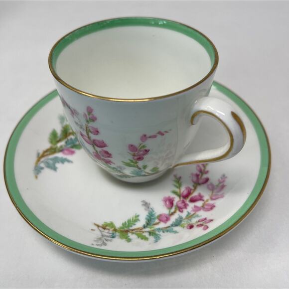 Royal Doulton Bell Heather Demitasse Coffee Tea Cup 4788 Espresso Circa 1940s - Picture 10 of 11